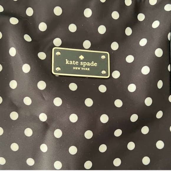Kate Spade Black and White Polka Dot Travel Bag - Picture 2 of 8